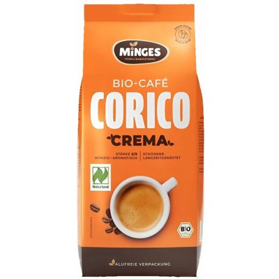 Minges Bio Café Corico Crema zrnková 0,5 kg – Hledejceny.cz