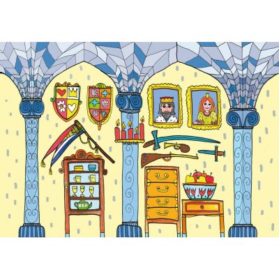 Marionetino Přídavná kulisa Hrad a hradní síň – Sleviste.cz