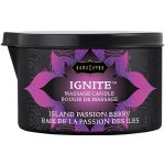 KamaSutra Ignite Massage Oil Candle Island Passion Fruit 170g – Zboží Mobilmania