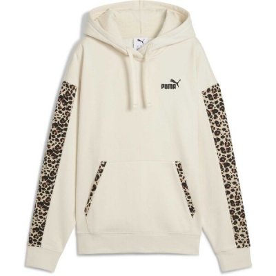 Puma Essentials GRAPHIC ANIMAL COMFORT Hoodie béžová – Sleviste.cz