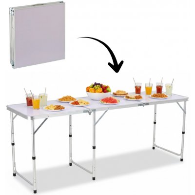 Pro-Tech shop 62495 Skládací turistický stůl 180x60x70cm OXE8242 – Hledejceny.cz