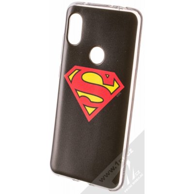 Pouzdro DC Comics Superman 002 TPU ochranné silikonové s motivem Xiaomi Redmi Note 6 černé