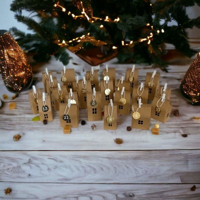 Nutworld Adventní kalendář DOMEČKY plný dobrot nebo slaný: Sladký – Zboží Dáma