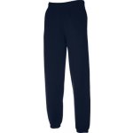 Fruit of the Loom Tréninkové kalhoty s elastickými manžetami námořní tmavá Modrá – Zboží Dáma