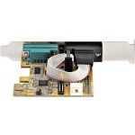 StarTech.com 2-Port PCI Express Serial Card, Dual Port PCIe to RS232 (DB9) Serial Interface Card, 16C1050 UART, Standard or Low Profile Brackets, COM Retention, For Windows & Linux - PCIe to Dual DB9 – Zboží Živě