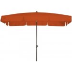Slunečník Doppler SUNLINE WATERPROOF III s volánem 225x120 cm červená – Hledejceny.cz