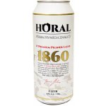 Horal světlý ležák 11° 1 l (plech) – Zboží Dáma