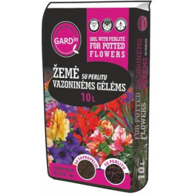 Durpeta Zemina s perlitem pro hrnkové rostliny GP2656 10 l – Zboží Mobilmania