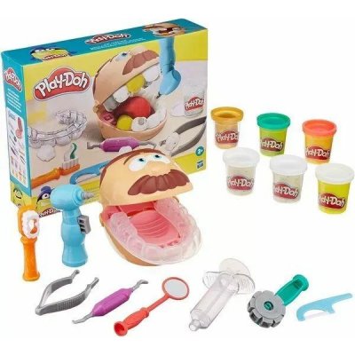 Play-Doh Zubař a rovnátka sada s modelínou, 6 kelímků – Hledejceny.cz