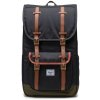 Batoh Herschel Little America Mid New 2023 Black/Ivy Green/Chutney 21 l