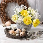 Ubrousek 33x33 cm VELIKONOČNÍ ARANŽMÁ – Zboží Mobilmania