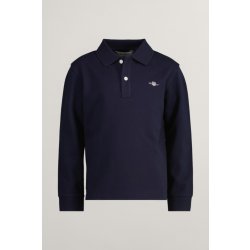 Gant Shield LS PIQUE RUGGER modrá