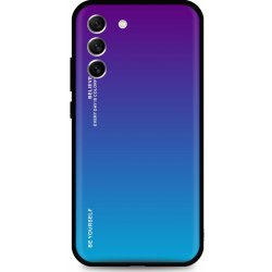 Pouzdro TopQ LUXURY Samsung S22 Plus pevný duhový purpurový