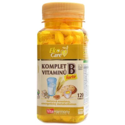 VitaHarmony Komplet vitamínů B forte 120 tablet – Hledejceny.cz