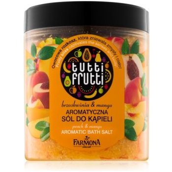 Farmona Tutti Frutti Peach & Mango sůl do koupele 600 g