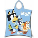 Jerry Fabrics Plážová osuška pončo Bluey Skate 50 x 115 cm – Zboží Dáma