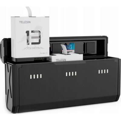 Telesin Nabíječka USB TYPE-C pro 3x baterie + 2x baterie pro GoPro Hero 13 černá S0-ECB-09-TGP – Zboží Živě