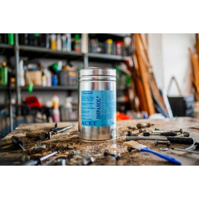 HF servis Impasol ACET - okamžitá náhrada ACETONU a ACETONOVÉHO ŘEDIDLA k odstranění barev, laků, inkoustů a lepidel 5 l – Sleviste.cz