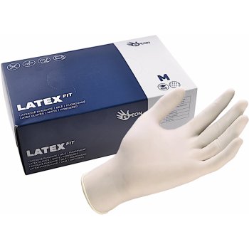 Espeon Latex Fit Latexové pudrované bílé 100 ks