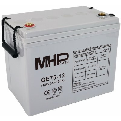 MHPower GE75-12 12V 75Ah – Zboží Mobilmania