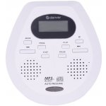 DENVER DMP-395W Bílý Přenosný přehrávač CD/MP3 – Zboží Mobilmania
