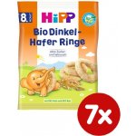 HiPP BIO Špaldovo-ovesné prstýnky 7 x 30 g – Sleviste.cz