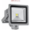 Zahradní lampa Reflektor LED s čidlem, COB, 30W, 5000 K, 2100 lm, IP44 šedý