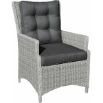 Sunfun Pauline Zahradní křeslo, 85 x 67 x 100 cm, hliník, PE ratan, polyester, světle a tmavě šedá, antracit 1302422BG-CAN – Hledejceny.cz