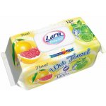 Lara vlhčené ubrousky grapefruit & lemon 100 ks klip – Sleviste.cz