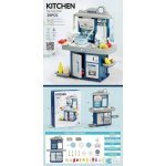 Majlo Toys Dětská mini kuchyňka se zvuky House Kitchen modrá – Sleviste.cz