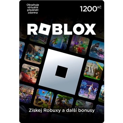 Roblox předplacená karta 1200 Kč – Zbozi.Blesk.cz