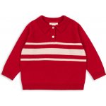 Konges Slojd svetrs límčkem vlněný Basi Polo Red – Zboží Dáma