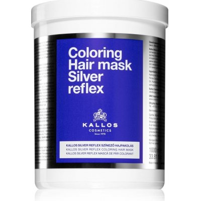 Kallos Maska na vlasy Silver Reflex 1000 ml – Zboží Dáma
