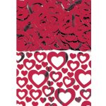 Konfety srdíčka červené lesklé 14g – Zboží Dáma