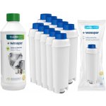 Wessper Sada 10x Wessper AquaLung DeLonghi + Wessper CleanMax 500ml odvápňovač – Hledejceny.cz