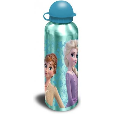 Euroswan ALU láhev Ledové Království 2 Anna a Elsa blue Hliník Plast 500 ml – Zboží Mobilmania