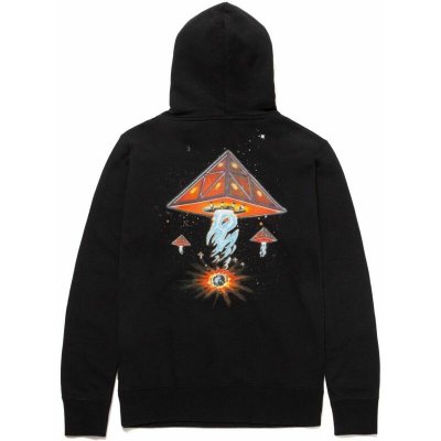HUF mikina DOOMSDAY TT P/O HOODIE černá – Sleviste.cz