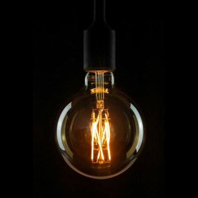 Segula LED žárovka E27 G125 5W 2 200K zlatá stmívatelná 55273 – Zboží Živě