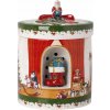 Vánoční dekorace Villeroy & Boch Christmas Toys dárková hrací skříňka svícen Santa přináší dárky Ø 16 cm 14-8327-6692