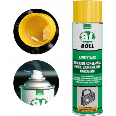 BOLL Prostředek na konzervaci uzavřených profilů karoserií - sprej jantarový 500 ml – Sleviste.cz