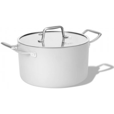 Elmich Nepřilnavý keramický hrnec Vital 24 cm 5 l krémově bílá – Hledejceny.cz