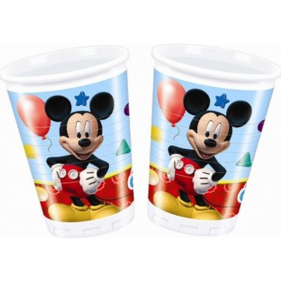 Procos Plastové kelímky Playful Mickey 200 ml – Zboží Mobilmania