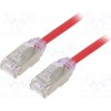 síťový kabel Panduit STP28X0.5MRD Patch, F/UTP,TX6A-28™, 6a, drát, Cu, LSZH, 0,5m, červený