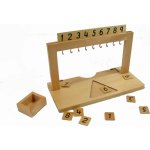 Montessori stojan na barevné korálkové schody – Zboží Dáma