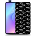 Pouzdro Picasee silikonové Xiaomi Mi 9T Pro - Separ - White On Black černé – Zbozi.Blesk.cz