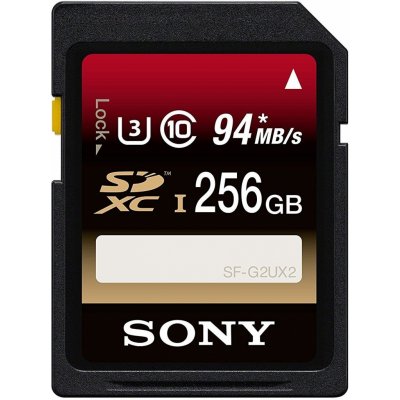 Sony SDXC 256 GB UHS-I U3 SFG2UX2 – Hledejceny.cz