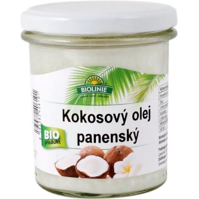 BIOLINIE Olej kokosový panenský 240 g – Zboží Mobilmania