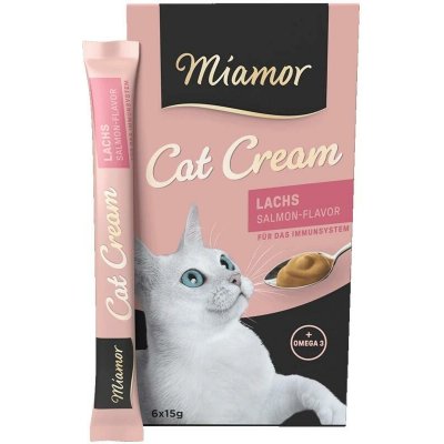 Miamor krém pro kočky losos 6 x 15 g – Hledejceny.cz