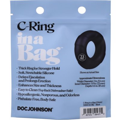 Doc Johnson in a Bag C-Ring Black