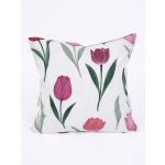 MKLuzkoviny.cz bavlna Renforcé Květy tulipánů fialové 40 x 40 cm – Sleviste.cz